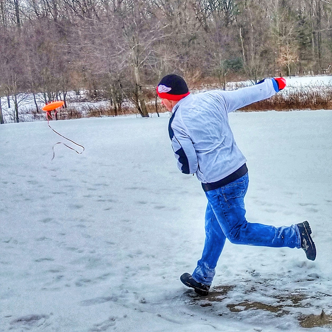 Winter Disc Golf Ribbons Disc Golf Puttheads